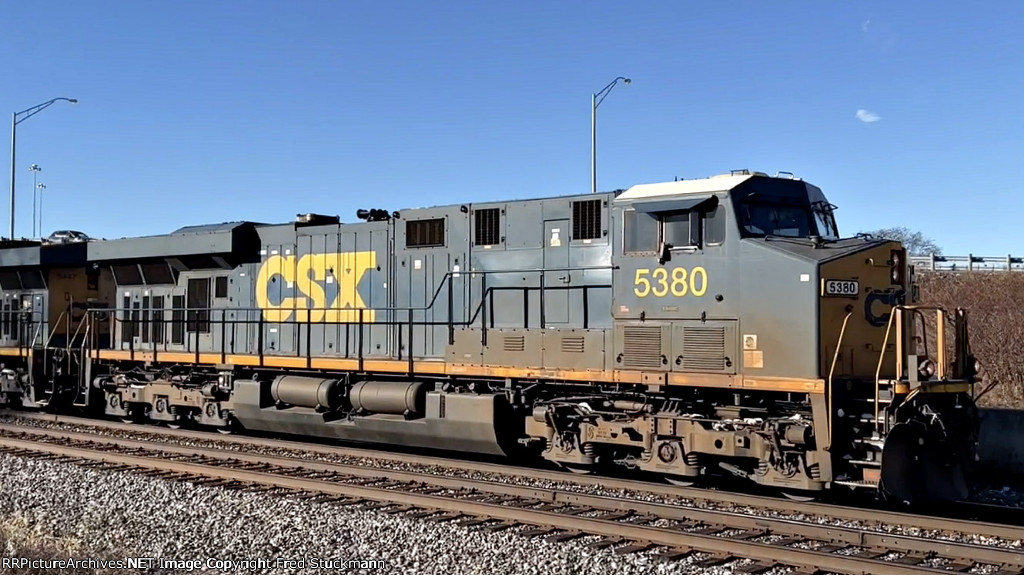 CSX 5380 is also east on 1.
